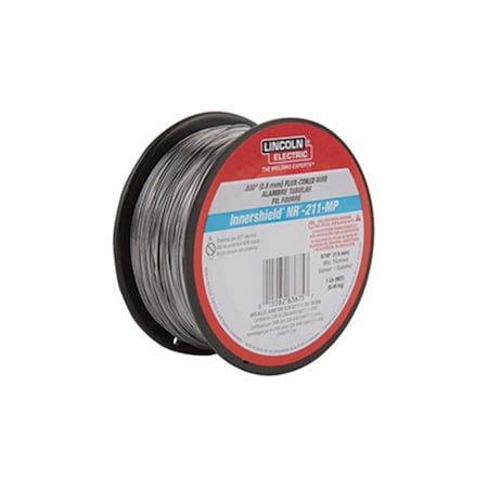 Lincoln Electric Innershield NR-211-MP Flux-Core Welding Wire - Mild Steel, All Position - 0. 030 in. - 1 lbs Spool LI379809